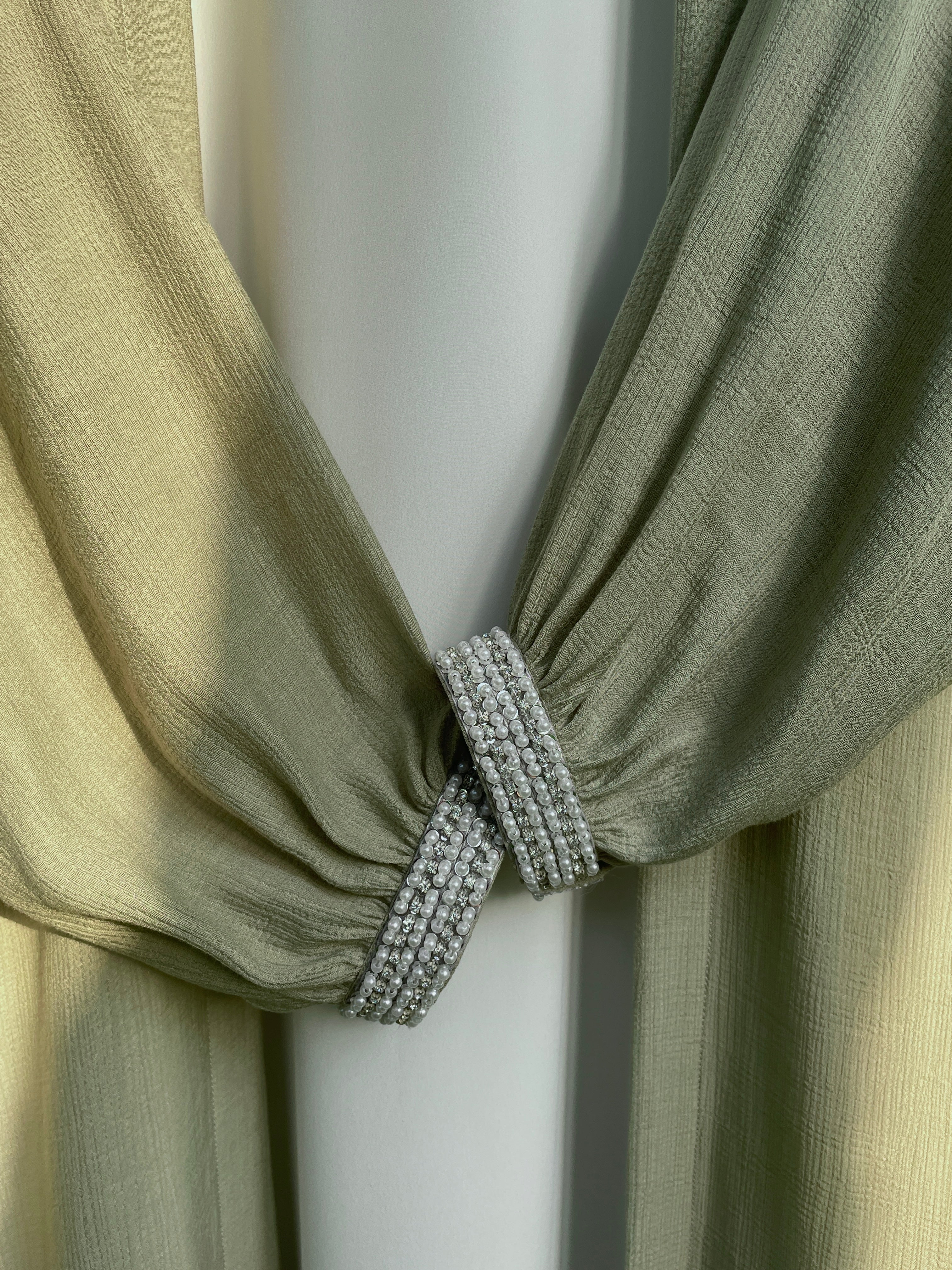 Pistachio Pearl Abaya Set