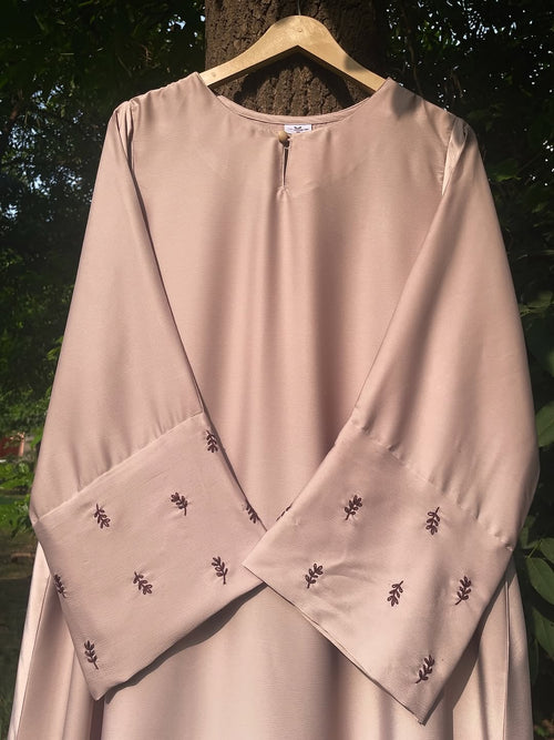 Beige Brown Abaya