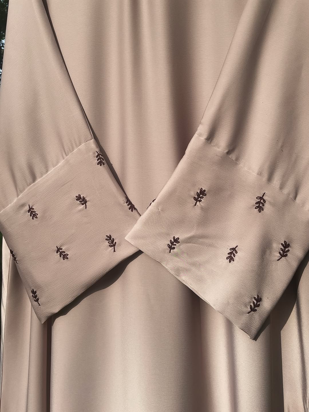 Beige Brown Abaya