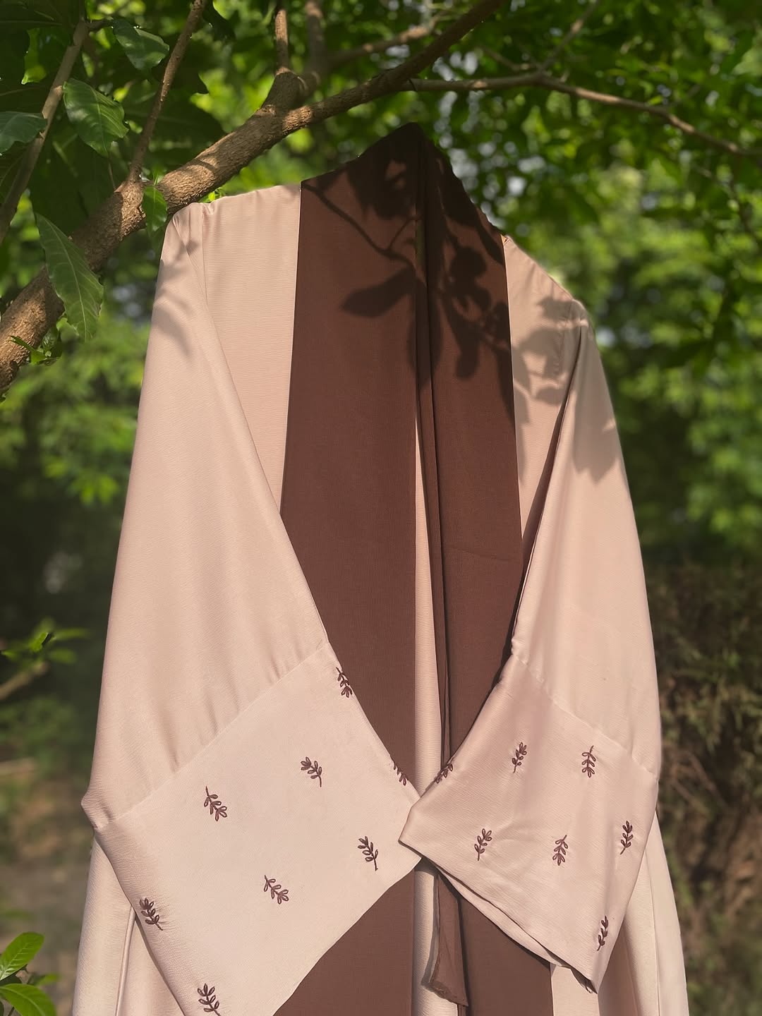 Beige Brown Abaya