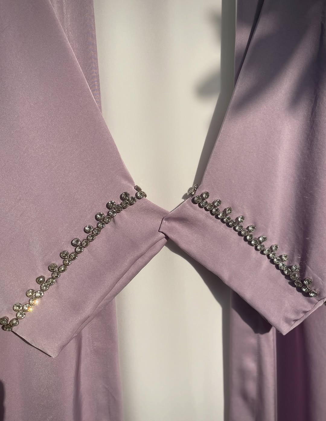 Lilac Crystal Formal Abaya