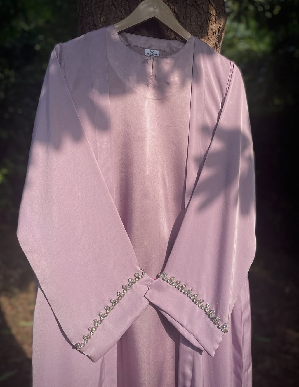 Lilac Crystal Formal Abaya
