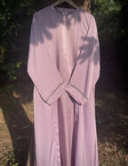 Lilac Crystal Formal Abaya