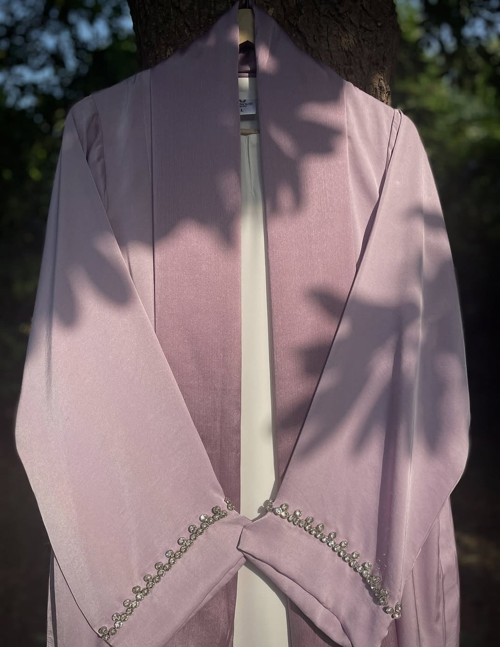 Lilac Crystal Formal Abaya