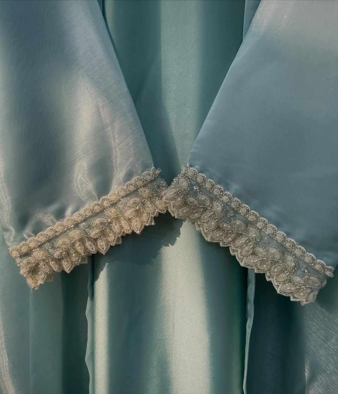 Mint Blue Formal Abaya