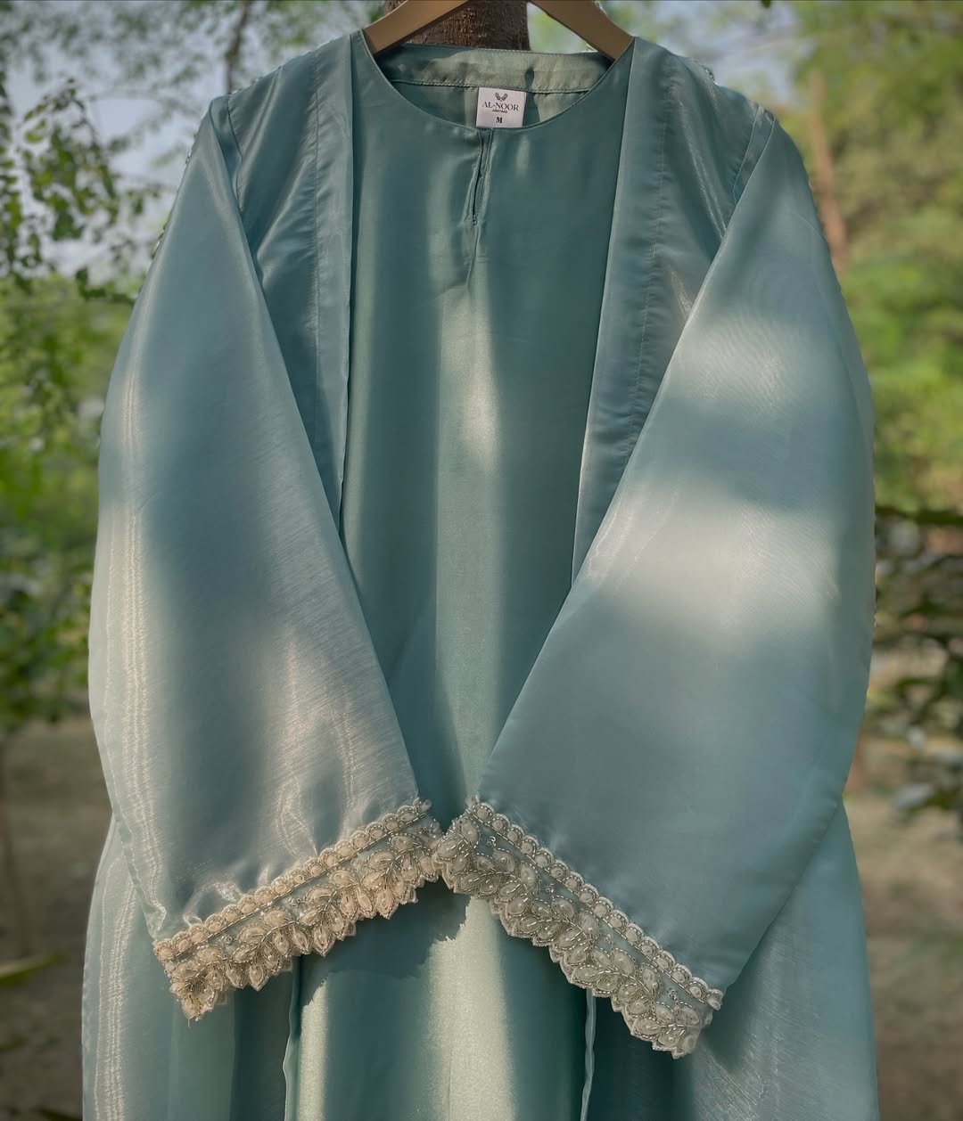 Mint Blue Formal Abaya
