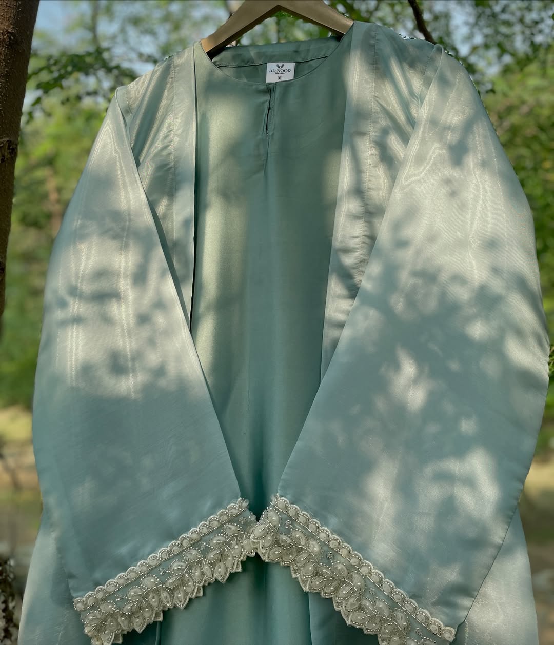Mint Blue Formal Abaya