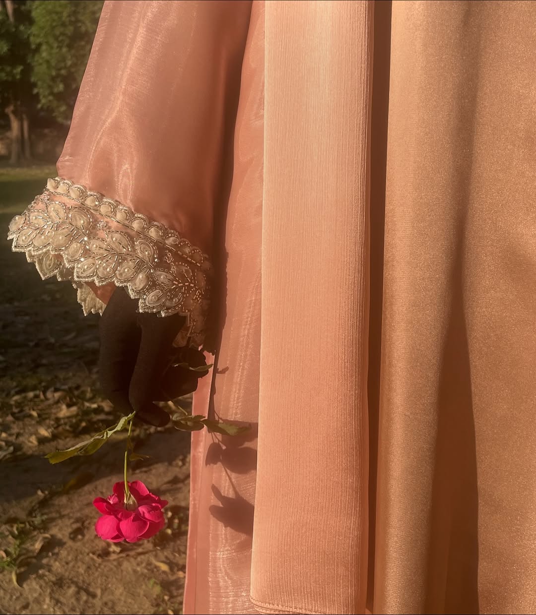 Peach Formal Abaya