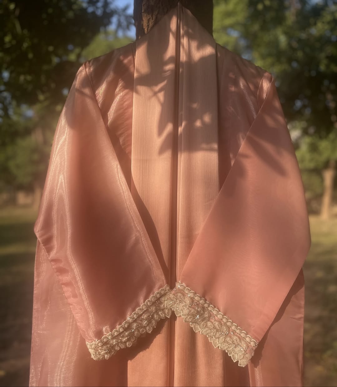 Peach Formal Abaya