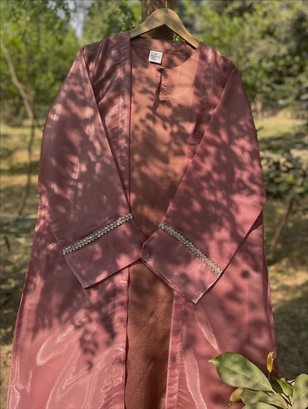 Dusty Rose Pink Formal Abaya