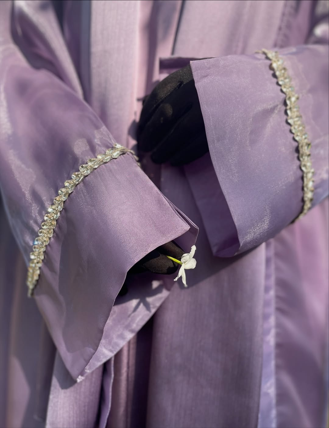 Dusty Lavender Formal Abaya