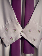 Grey Lavender Abaya