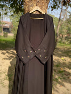 Black Blossom Abaya