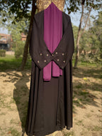 Black Blossom Abaya