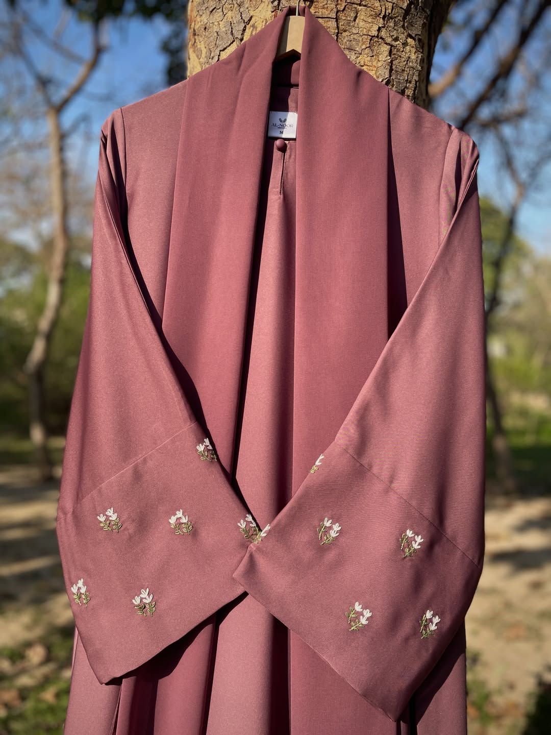 Pink Lavender Abaya