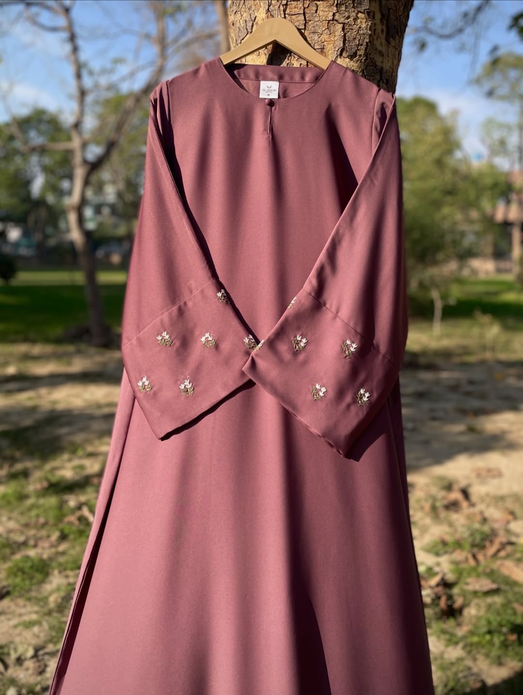 Pink Lavender Abaya