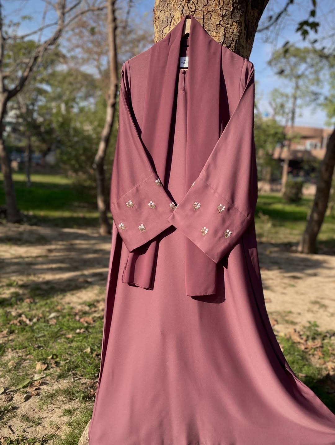 Pink Lavender Abaya