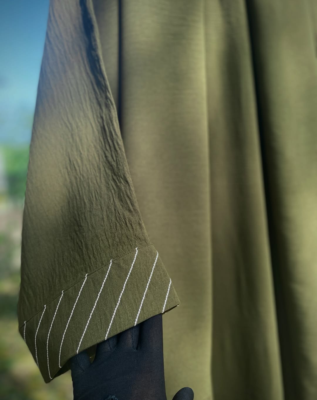 Olive Everyday Butterfly Kaftan Abaya