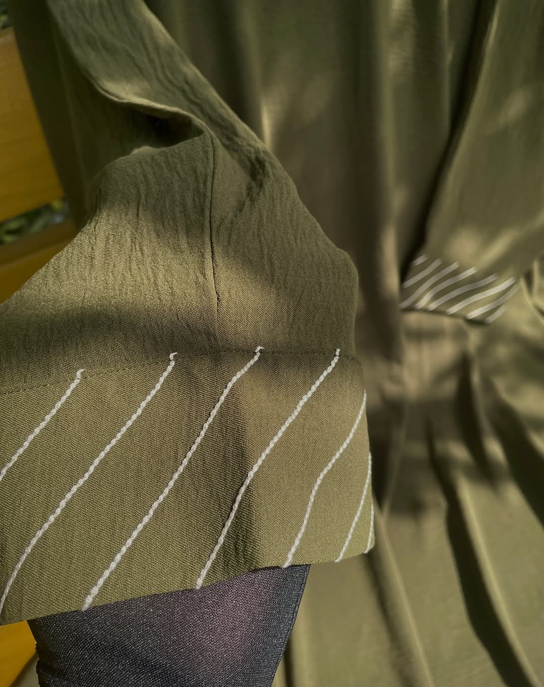 Olive Everyday Butterfly Kaftan Abaya