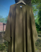 Olive Everyday Butterfly Kaftan Abaya