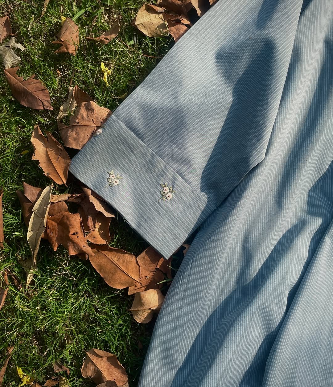 Summer Mist Hand Embroidered Abaya