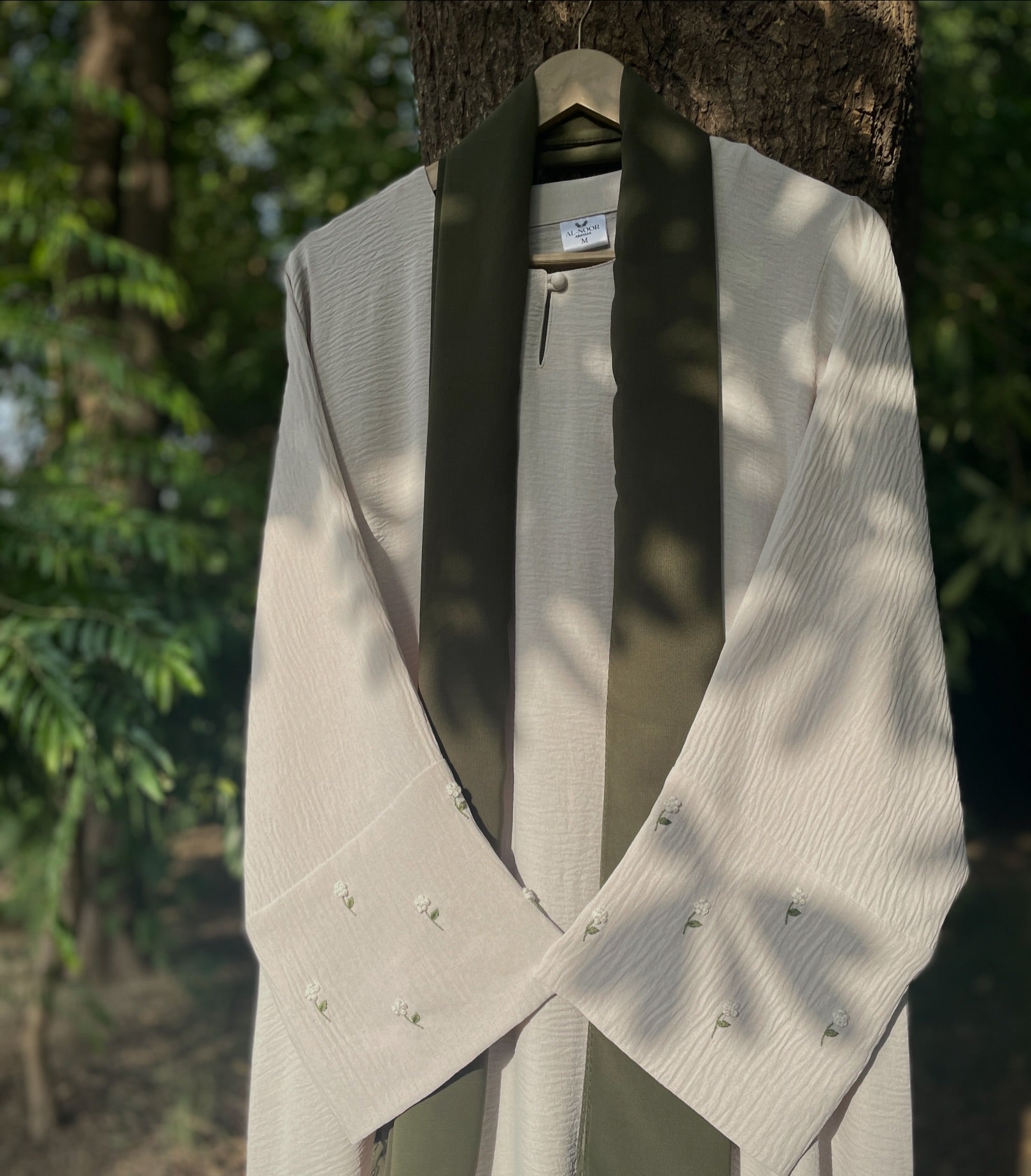 Ivory Olive Handmade Abaya