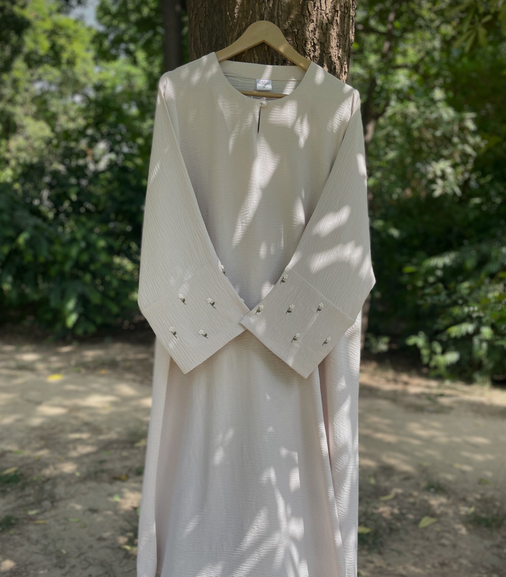 Ivory Olive Handmade Abaya