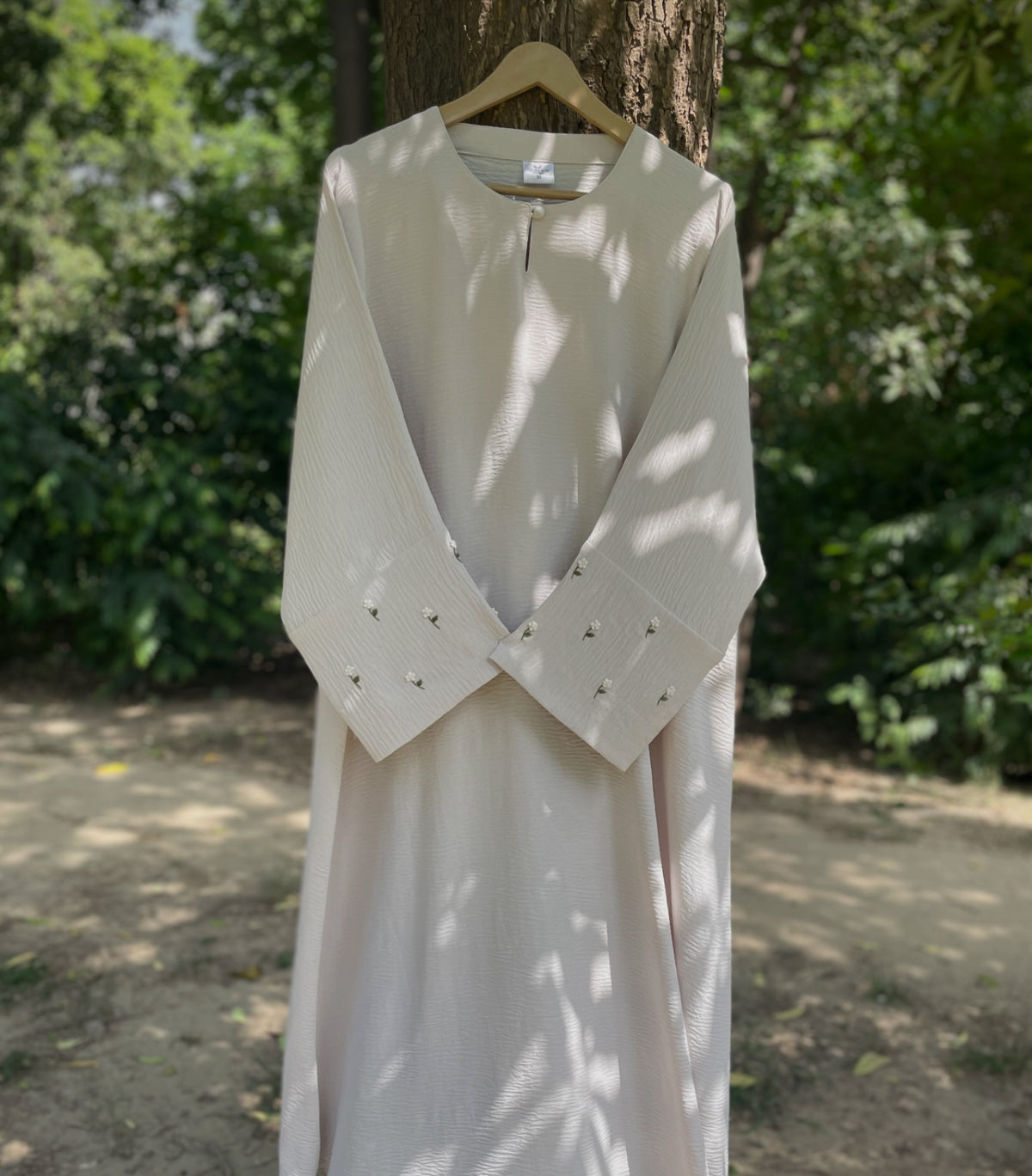 Ivory Olive Handmade Abaya