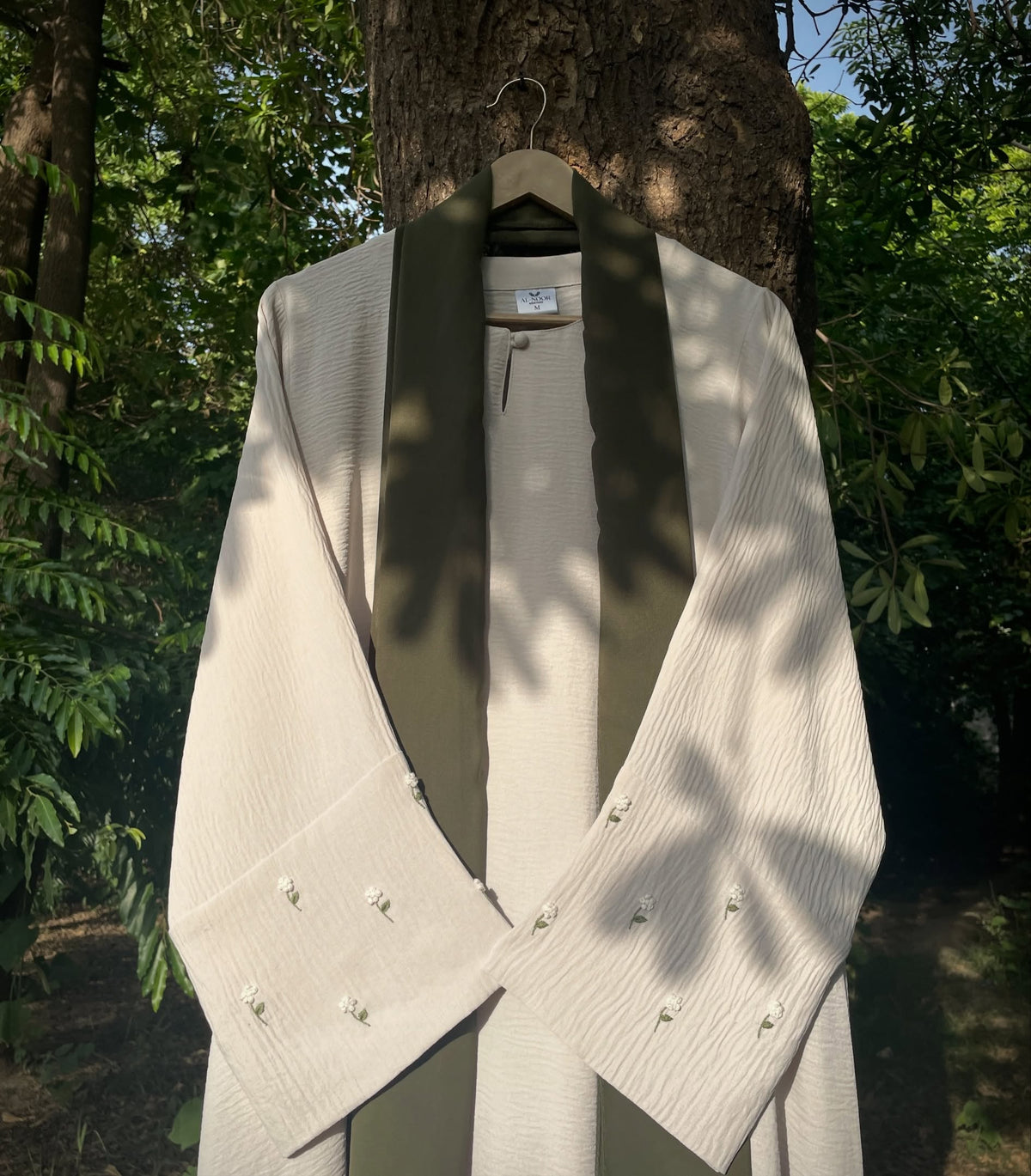 Ivory Olive Handmade Abaya