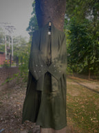 Olive Hand Embroidered Abaya