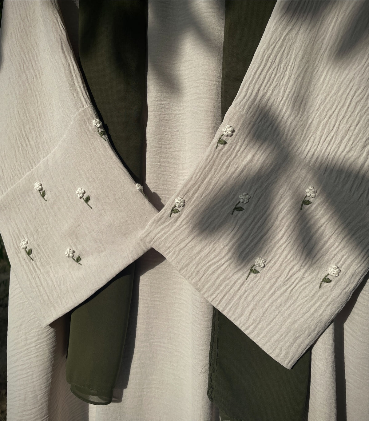 Ivory Olive Handmade Abaya