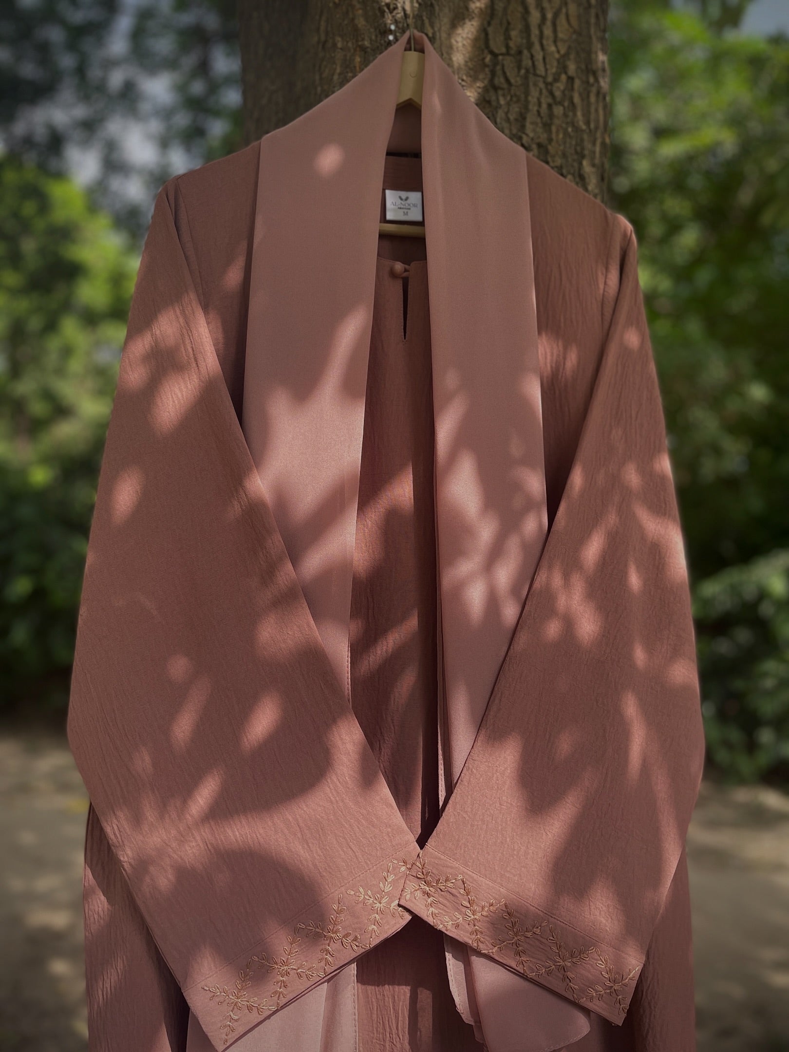 Brick Pink Handmade Abaya