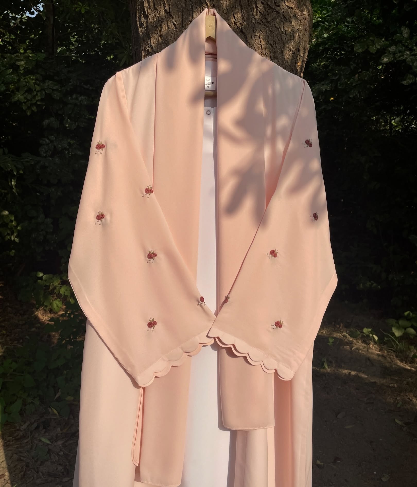 Roselle Hand Embroidered Abaya