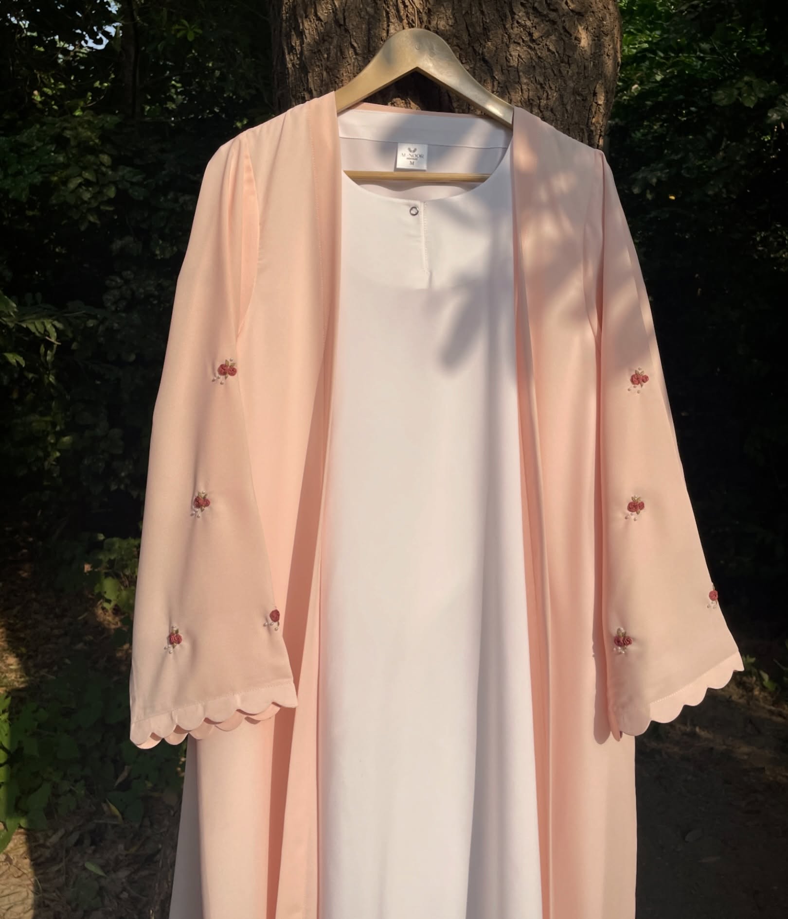 Roselle Hand Embroidered Abaya