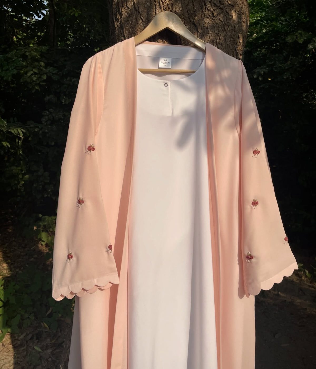 Roselle Hand Embroidered Abaya