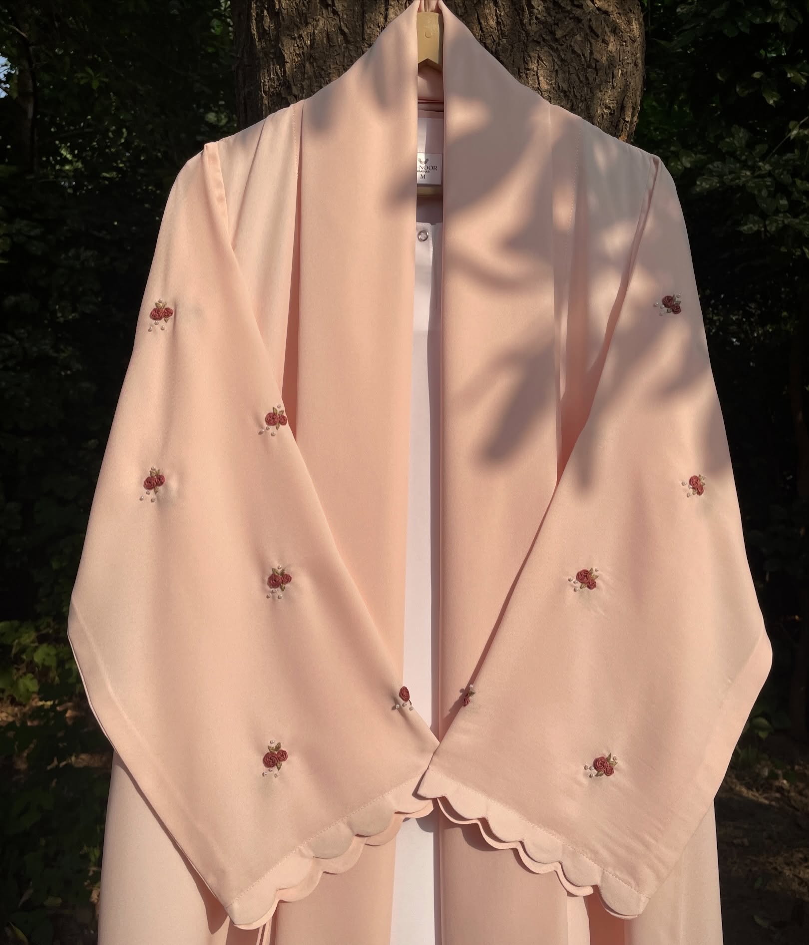 Roselle Hand Embroidered Abaya