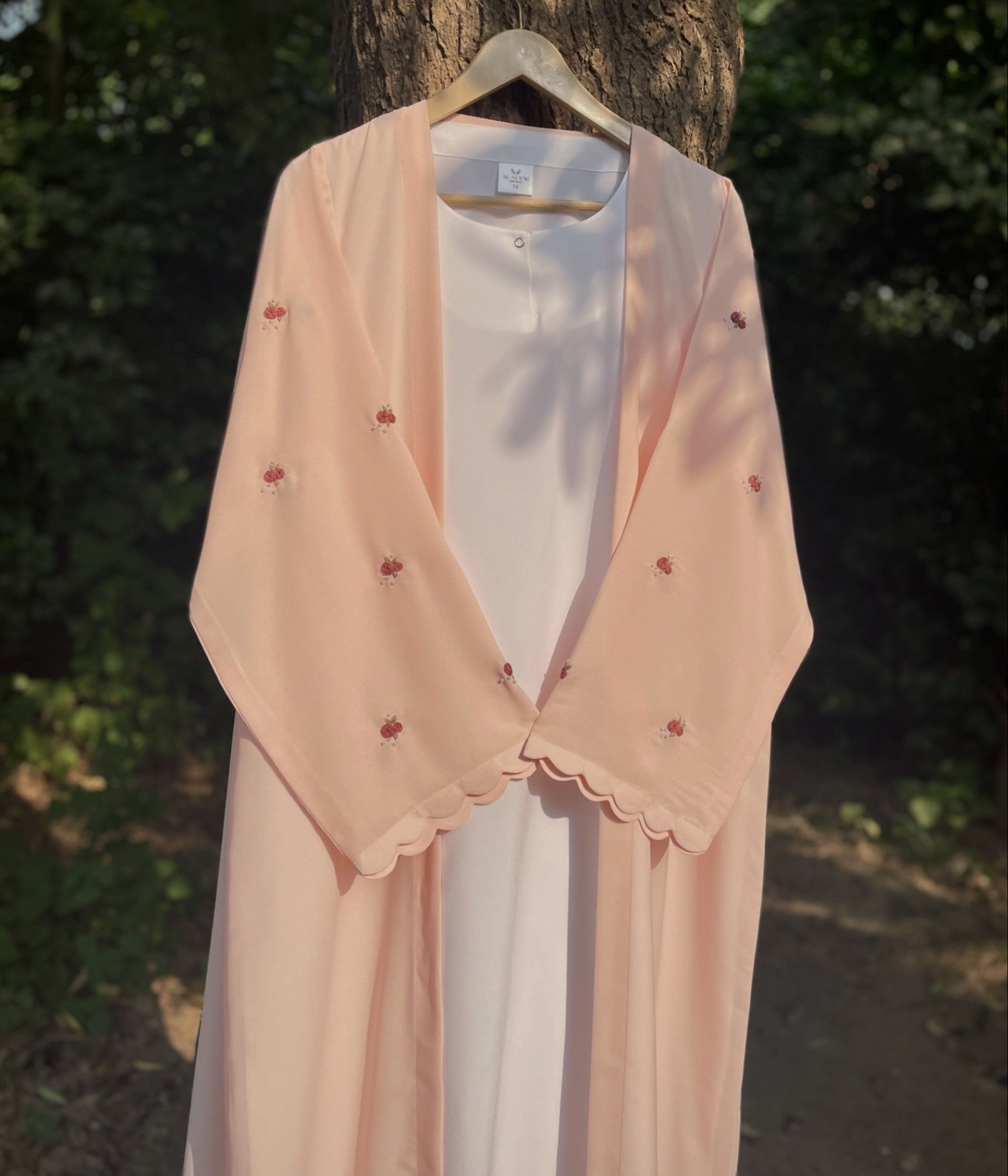 Roselle Hand Embroidered Abaya