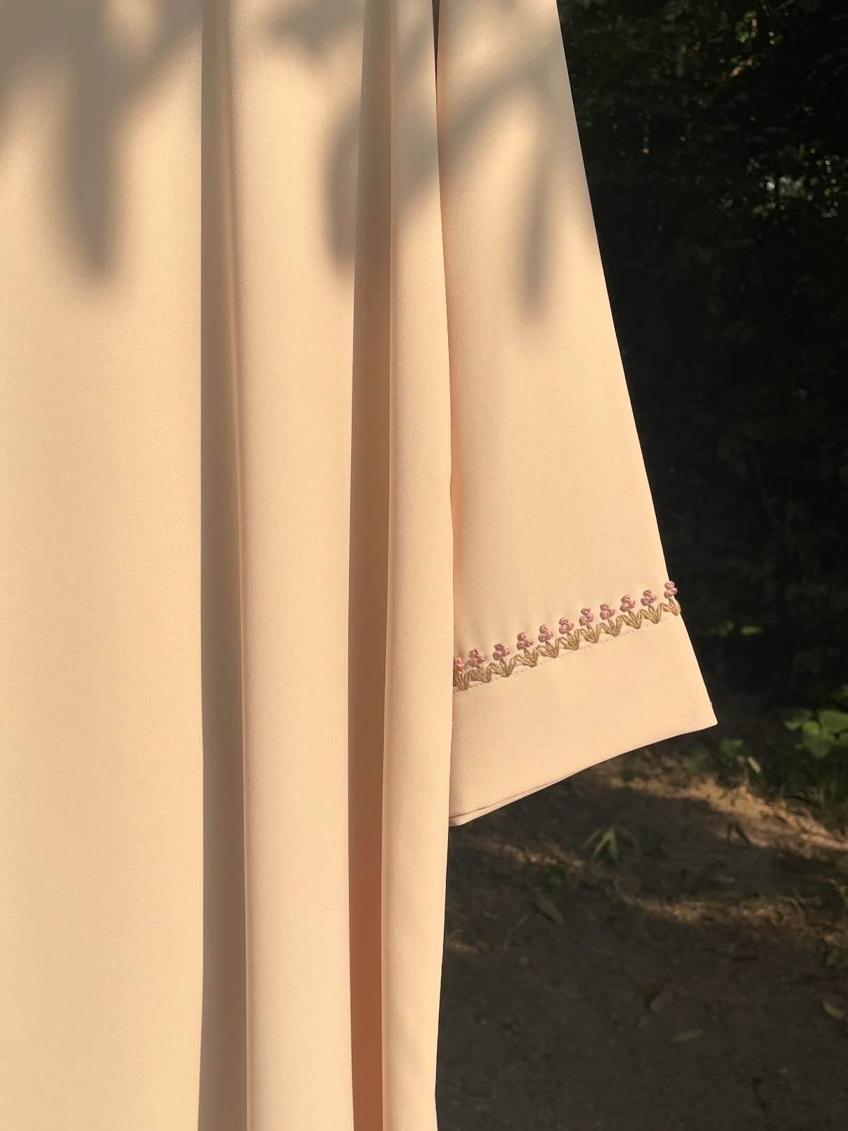 Butter Yellow Handmade Abaya