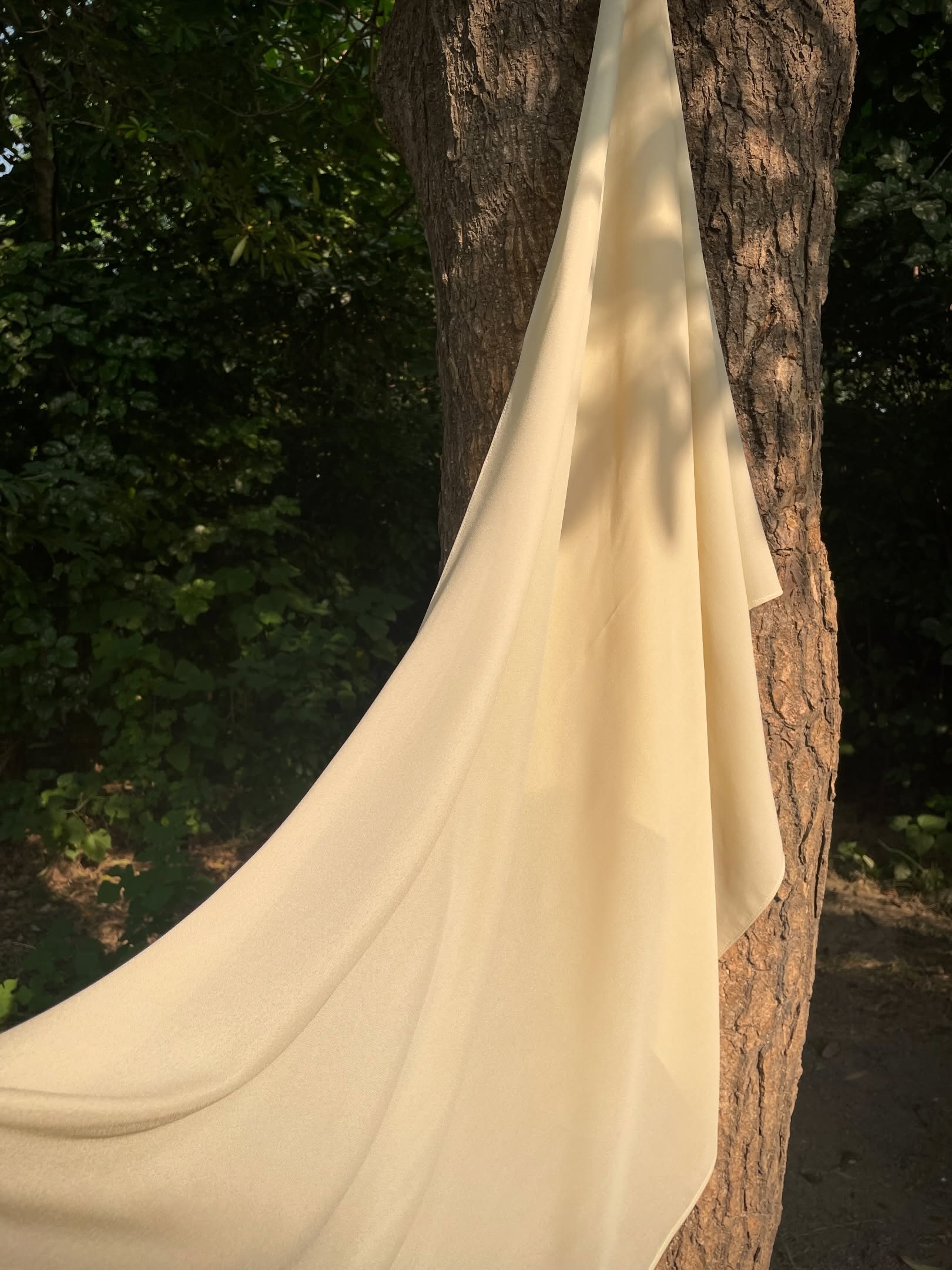Butter Yellow Handmade Abaya