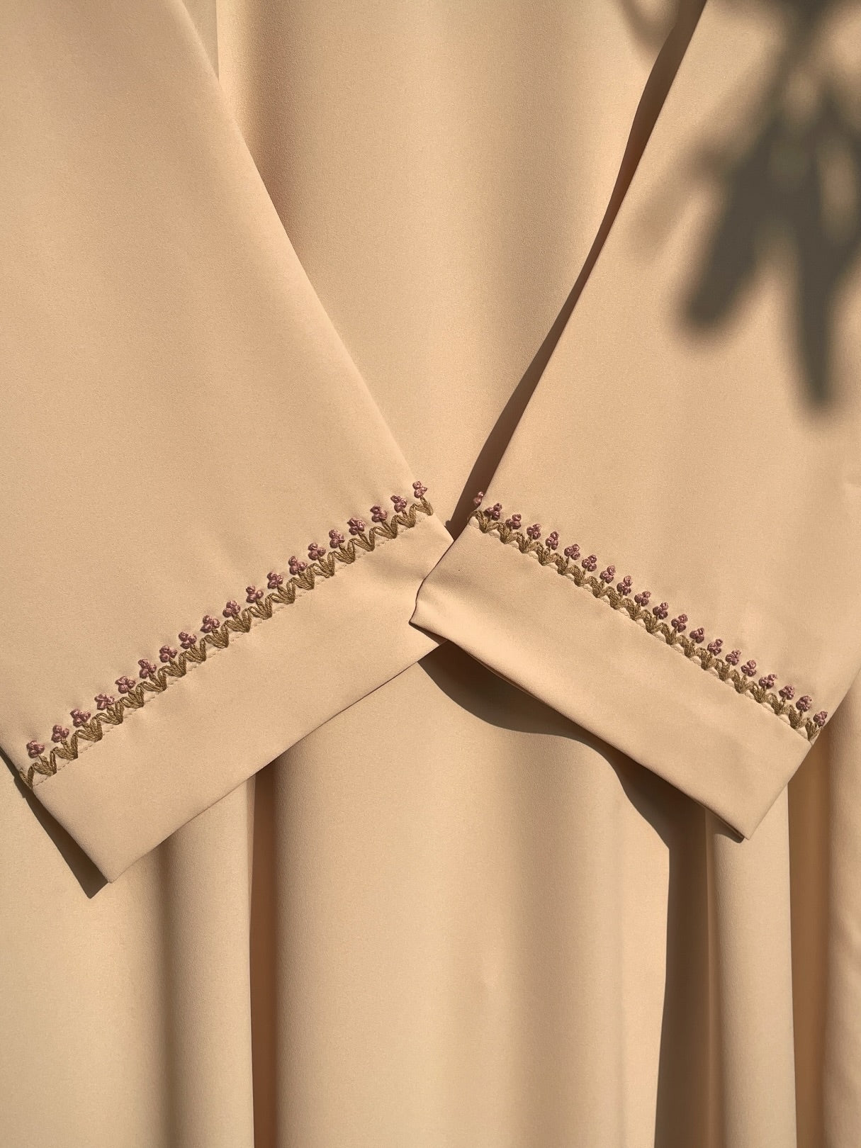 Butter Yellow Handmade Abaya