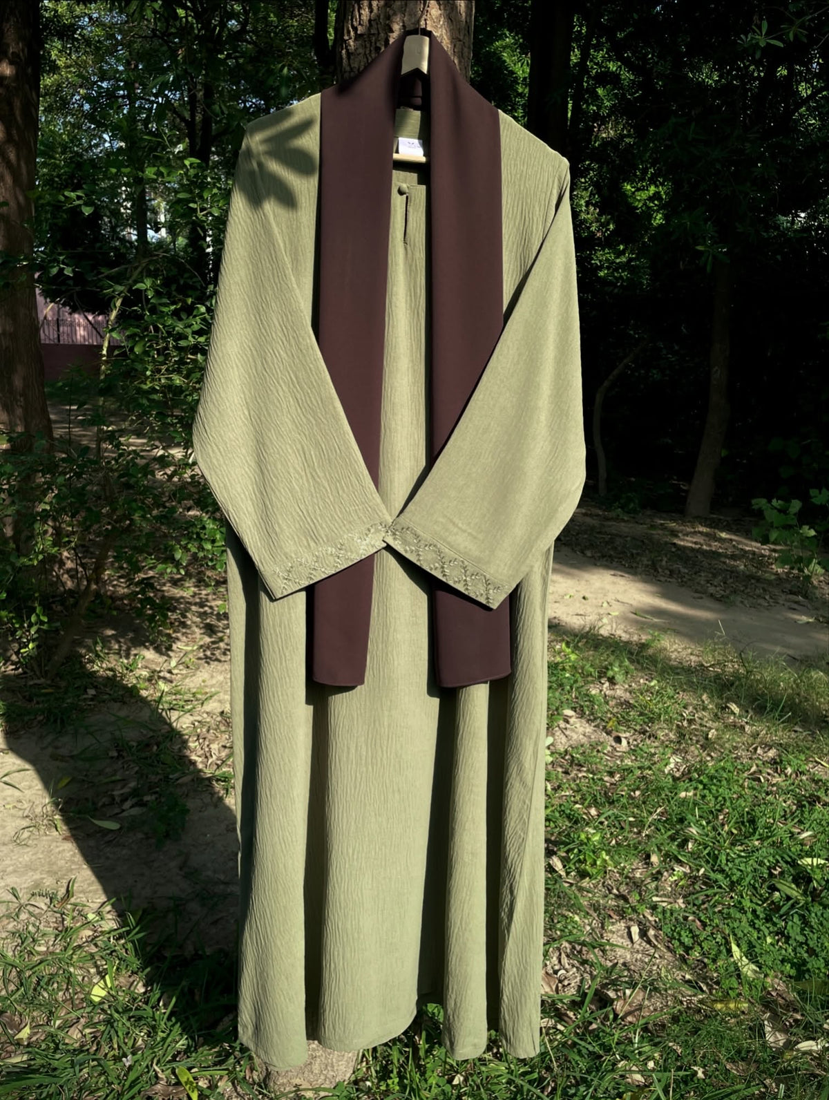 Autumn Olive Handmade Abaya