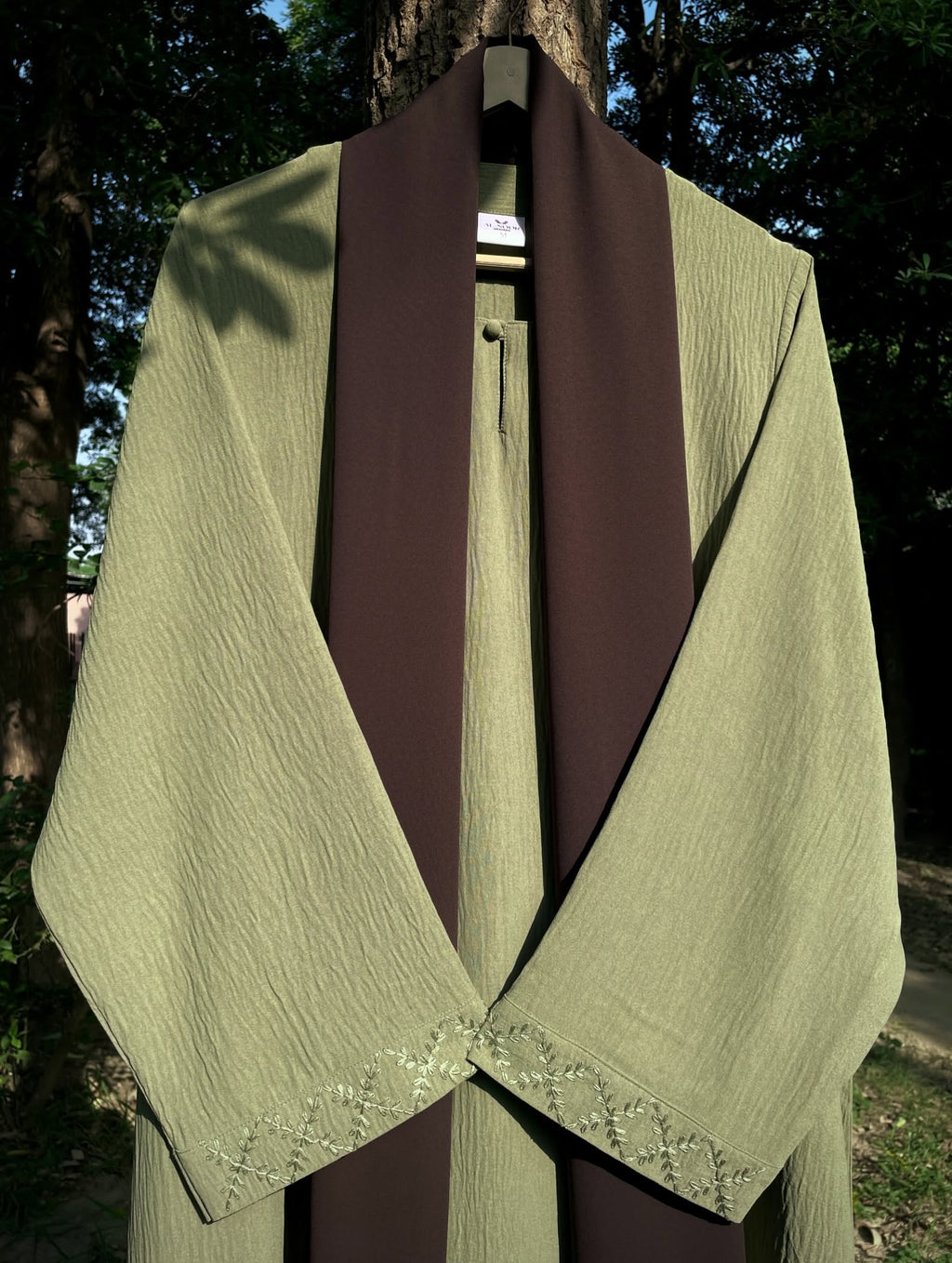 Autumn Olive Handmade Abaya