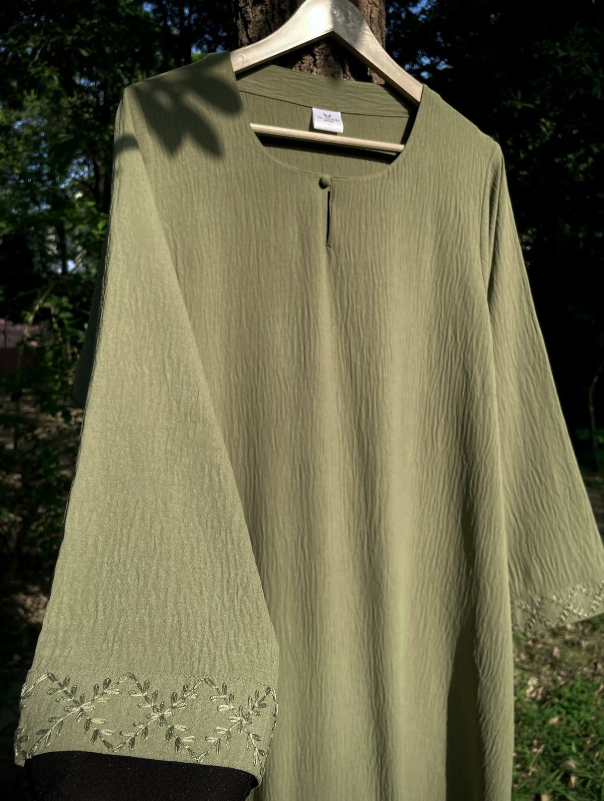 Autumn Olive Handmade Abaya