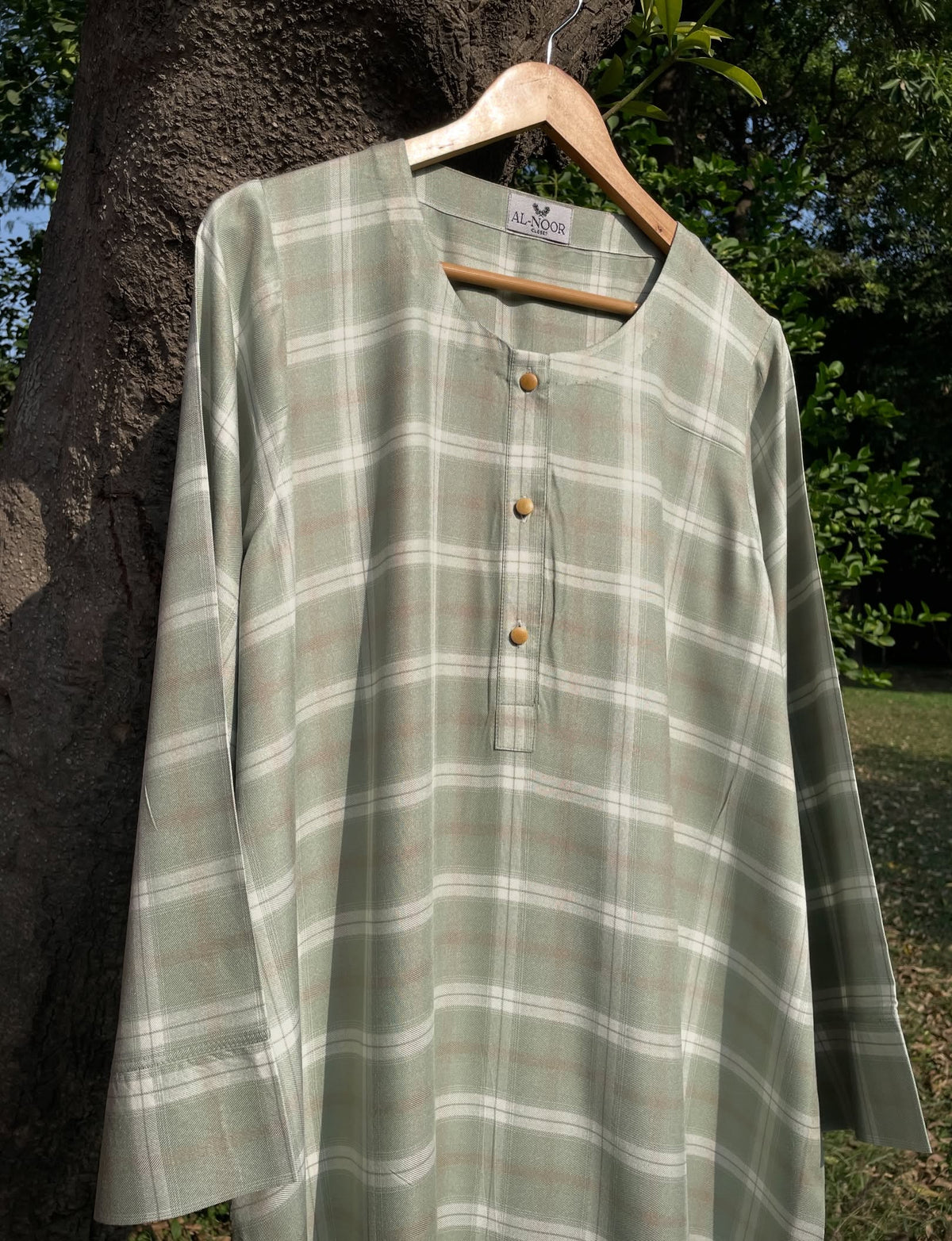 Sage Green Long Shirt