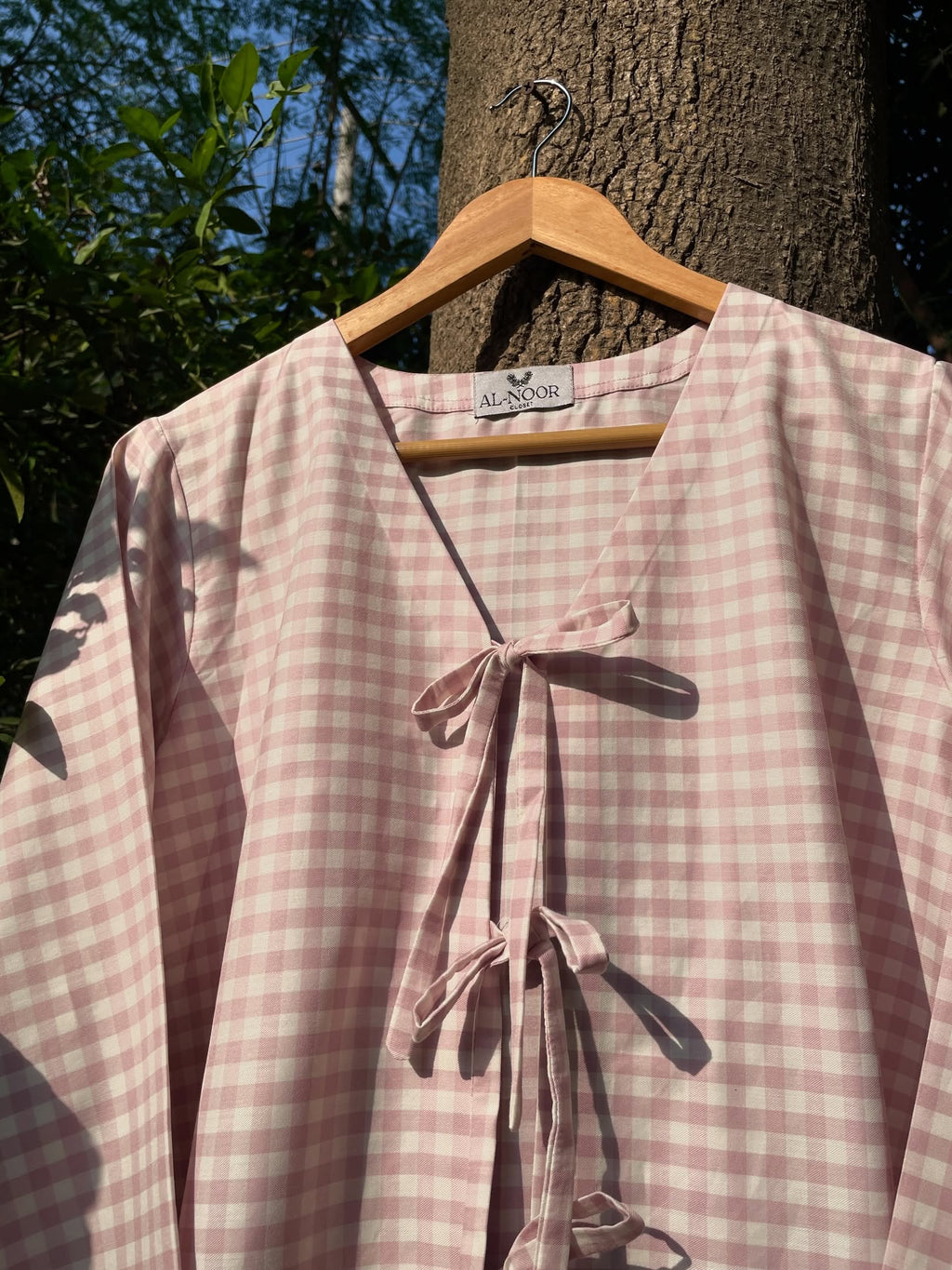 Rosewood Handmade Checked Bow Set