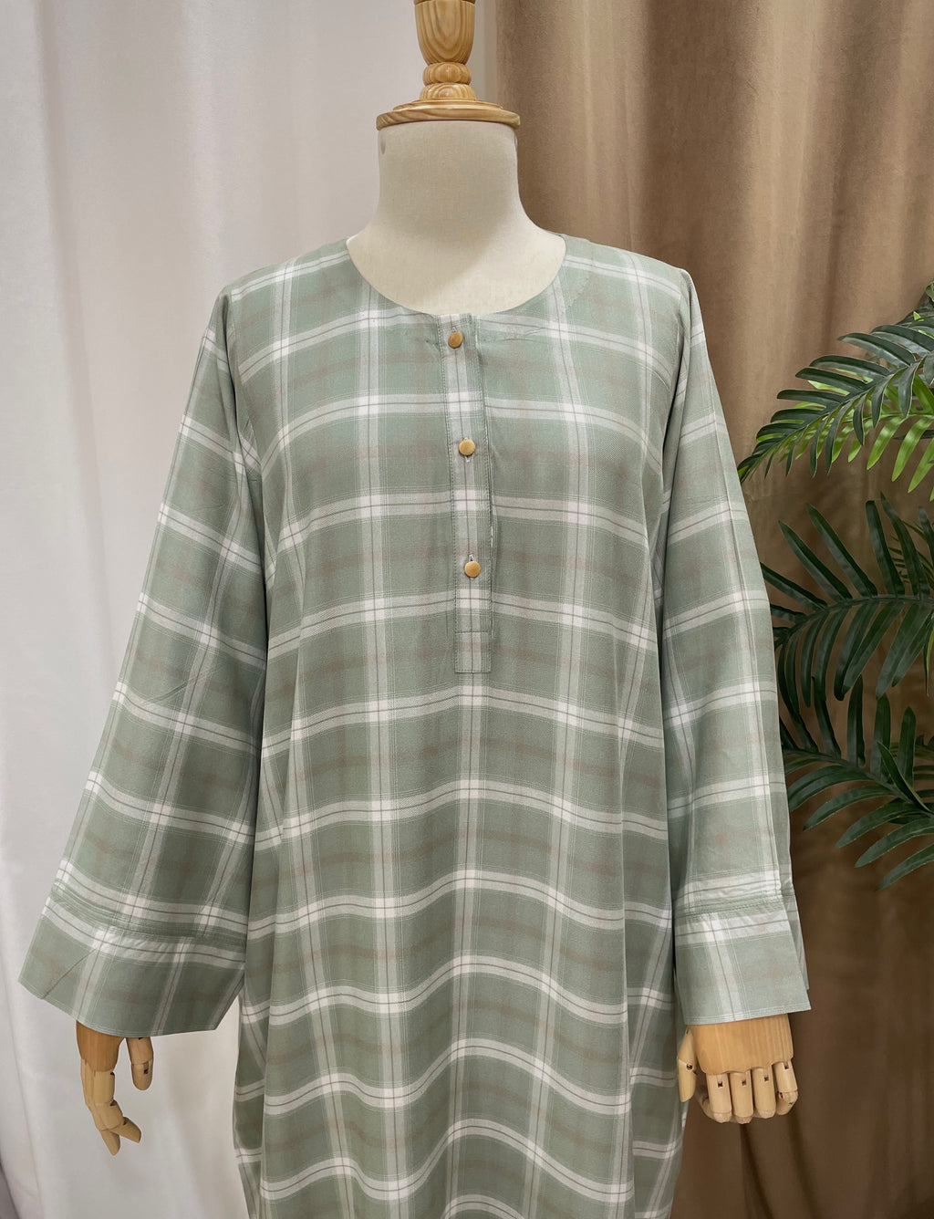 Sage Green Long Shirt