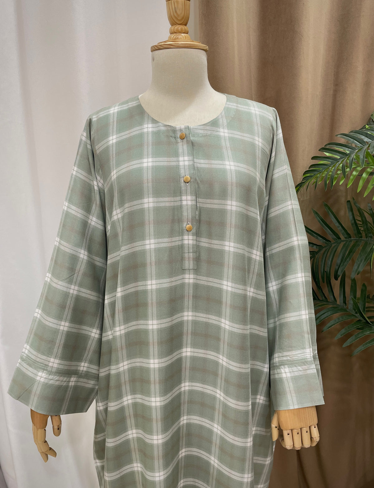 Sage Green Long Shirt