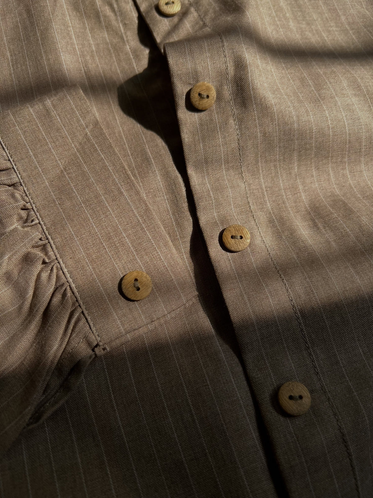 Espresso Brown Striped Set