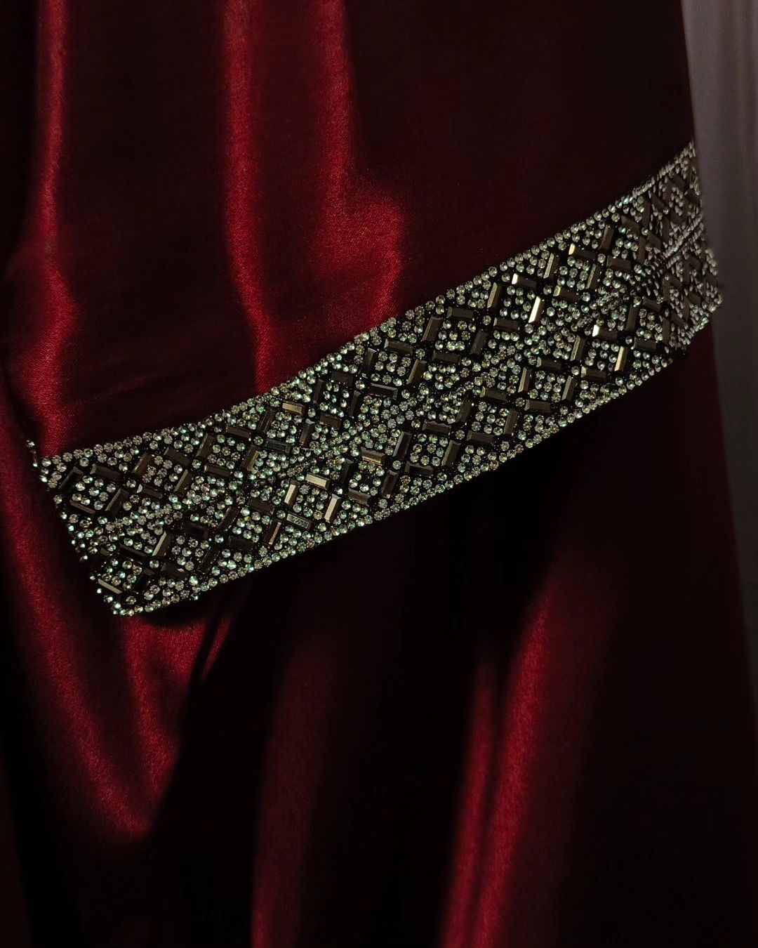 Maroon Formal Abaya