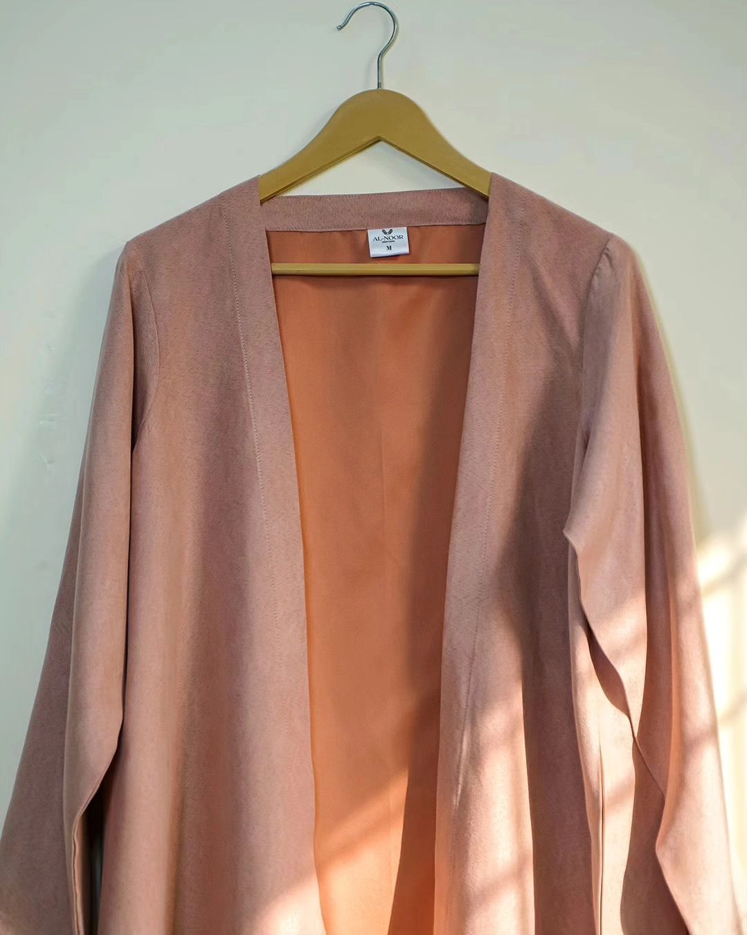 Pink Turkish Style Abaya Coat